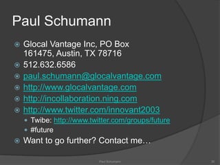 Widgets, Folksonomies, Mashups and Syndication