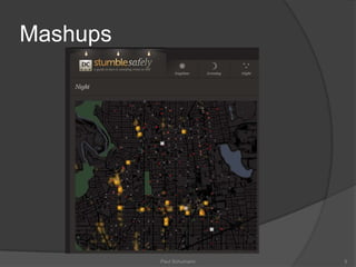 Widgets, Folksonomies, Mashups and Syndication