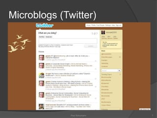 Widgets, Folksonomies, Mashups and Syndication