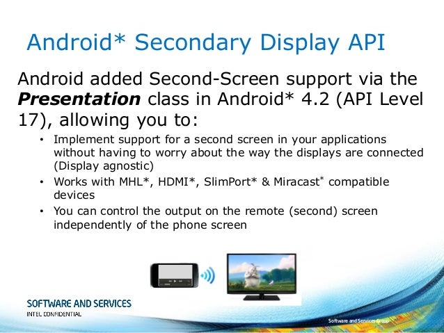 android codefest using the secondscreen api intel wireless display from android app 24 638