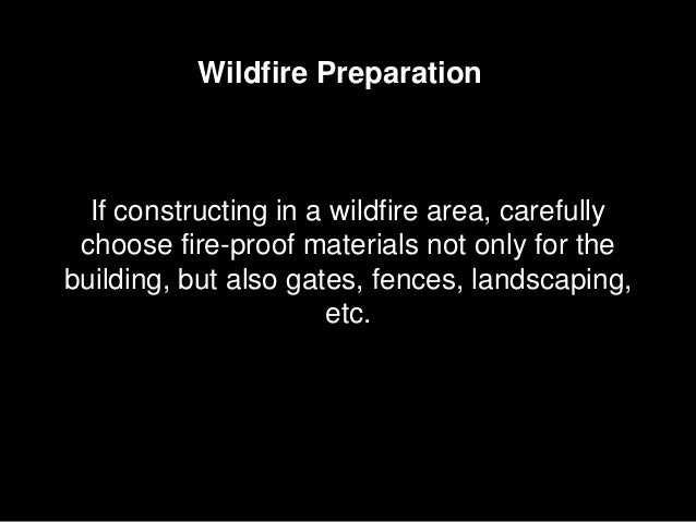 Prepare For and Survive a WILDFIRE | PPTX