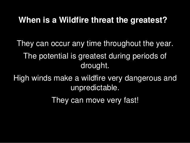 Prepare For and Survive a WILDFIRE | PPTX