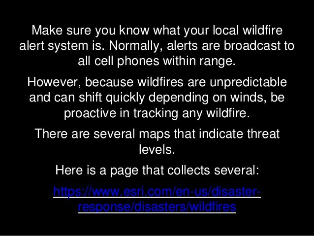 Prepare For and Survive a WILDFIRE | PPTX