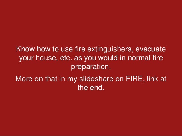 Prepare For and Survive a WILDFIRE | PPTX