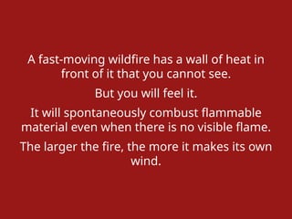 Prepare For, live through, and Survive a WILDFIRE | PPTX