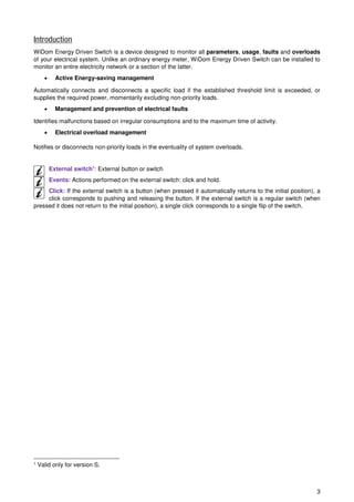 wiDom Energy Driven Switch C version and L version manual | PDF