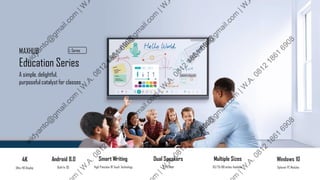 MAXHUB Interactive Flat Panel Presentation | PDF