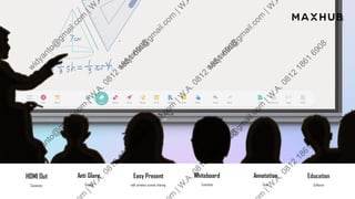MAXHUB Interactive Flat Panel Presentation | PDF