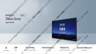 MAXHUB Interactive Flat Panel Presentation | PDF