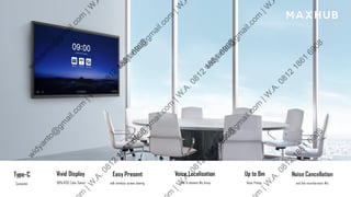 MAXHUB Interactive Flat Panel Presentation | PDF