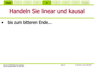 Wie Sie Im CRM-Projekt sicher scheitern