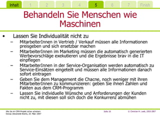 Wie Sie Im CRM-Projekt sicher scheitern