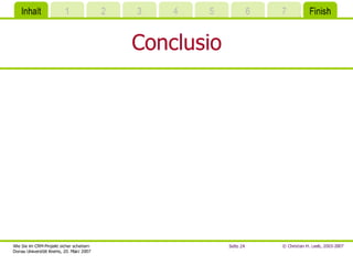 Wie Sie Im CRM-Projekt sicher scheitern