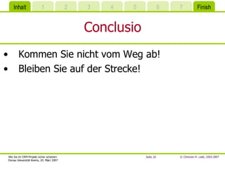 Wie Sie Im CRM-Projekt sicher scheitern