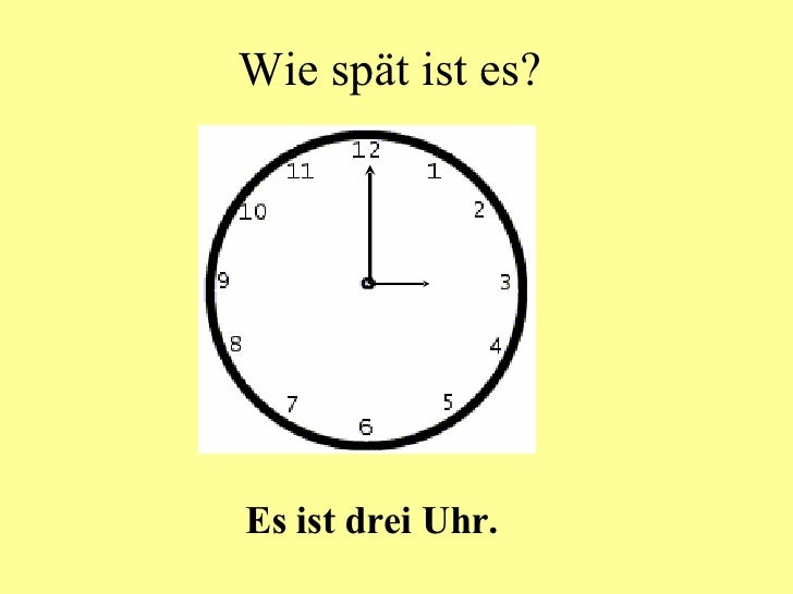 Wie spät ist es?
