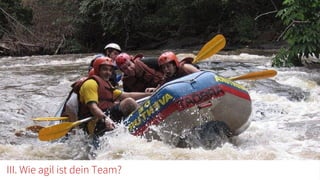 III. Wie agil ist dein Team?
 