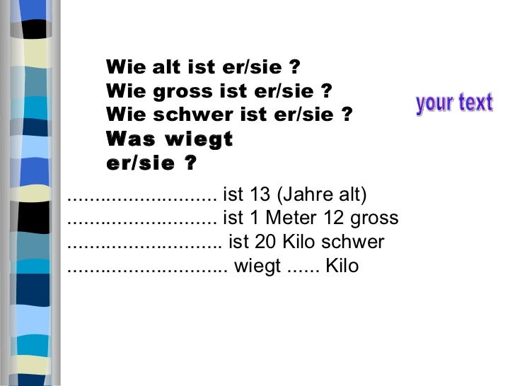 Wie Gross Bist Du
