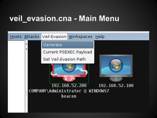 veil_evasion.cna - Main Menu
 