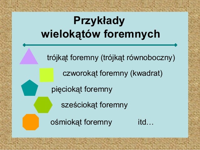 Co To Jest Wielokąt Foremny Wielokąty foremne