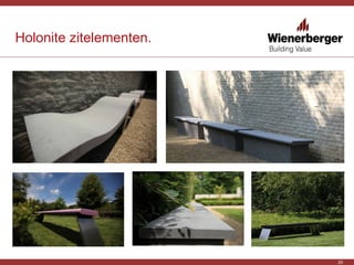 Holonite zitelementen. 