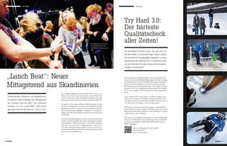 Vital Office
                                              Making of                                                                                                                     Making of




                                                                                                                                                           Try Hard 3.0:
                                                                                                                                                           Der härteste
                                                                                                                                                           Qualitätscheck
                                                                                                                                Schnappschuss vom Lunch
                                                                                                                                                           aller Zeiten!
                                                                                                                                Beat im Kulturhaus im
                                                                                                                                Stockholmer Stadtzentrum

                                                                                                                                                           Nur die Besten kommen durch. Das gilt auch für
                                                                                                                                                           die Büromöbel von Wiesner-Hager. Darum schickt
 © AFP/Jonathan Nackstrand




                                                                                                                                                           die Try-Hard-Serie ausgewählte Exemplare in einen
                                                                                                                                                           Qualitätstest der extremen Art. In Runde drei stellt
                                                                                                                                                           sich der Barhocker fizz dem Eiskanal am Königssee.
                                                                                                                                                           Prädikat: staunenswert!



                             „Lunch Beat“: Neuer                                                                                                           Wir sind gnadenlose Qualitätsfanatiker. Das ist auch der Grund,
                                                                                                                                                           warum uns der branchenübliche Belastungstest im Labor zu wenig


                             Mittagstrend aus Skandinavien
                                                                                                                                                           ist. Deshalb setzen wir unsere Produkte immer wieder Extremsitu­
                                                                                                                                                           ationen aus (siehe YouTube). In Try Hard 1.0 (2009) wurde der
                                                                                                                                                           Bürosessel paro_plus im Skatepark getestet, in Try Hard 2.0 (2010)
                                                                                                                                                           versuchte sich der n.f.t. Klapptisch im Wasserskilauf. Die Messlatte
                                                                                                                                                           für die dritte Ausgabe von Try Hard lag hoch. Doch es ging noch
                                                                                                                                                           besser.
                                                                               Die wichtigsten Regeln sind schnell erklärt. Wenn es dein erstes
                                                                               Mal ist: Tanze. Wenn es dein zweites, drittes, viertes Mal ist: Tan­
                             Schweinsbraten, Bratwurst und Leberkäse wa­                                                                                   Am 27. Februar 2012 startete der fizz von Wiesner-Hager seinen
                                                                               ze. Jeder Anwesende ist dein Tanzpartner. Quatsche nicht über               wilden Ritt im Eiskanal am Königssee im Berchtesgadener Land
                             ren gestern, heute schwingt in der Mittagspause   deinen Job und wenn du nur Essen willst, dann geh woanders hin.             und schrieb damit als erster Barhocker der Welt Geschichte. Es war
                             das Tanzbein. Wie das geht? Die Schweden          Um punkt 12 Uhr mittags treffen sich Büromenschen von jung
                                                                                                                                                           ein risikoreiches Unterfangen, zu dem viel Mut gehörte.

                             machen’s vor, mit „Lunch Beat“, dem neuen         bis alt in einer kultigen Location. Eine Stunde lang heißt es dann          Wie würde das Material auf die Kälte reagieren? Auf die physika­
                                                                               abschalten und tanzen, tanzen, tanzen. Ein gesunder Snack und
                             gesunden Trend für die Zeit von 12 bis 13 Uhr.    Wasser sind im Eintritt inkludiert. Um punkt 13 Uhr endet der
                                                                                                                                                           lischen Kräfte der Geschwindigkeit? Die Bahn wurde eigens vor der
                                                                                                                                                           Fahrt mit frischem Wasser präpariert, um die Reibung zu verringern
                                                                               Zauber und jeder kehrt glücklich und beseelt zurück an seinen               und das Tempo weiter zu steigern.
                                                                               Arbeitsplatz.
                                                                                                                                                           Wo normalerweise Hightech-Sportgeräte um Tausendstel kämpfen,
                                                                               Die Schwedin Molly Ränge hat mit ihrer Lunch-Beat-Idee 2010                 sollte nun ein Barhocker bestehen. Das gesamte Film- und Produk­
                                                                               den Nerv der Zeit getroffen. Sie wollte schlichtweg ihre beiden             tionsteam starrte gespannt auf die Bahn und hielt den Atem an.
                                                                               Leidenschaften – Arbeit und Tanzen – miteinander verbinden.                 Würde es gelingen?
                                                                               Was mit 14 Leuten in einer Tiefgarage begann, erobert welt­
                                                                               weit mehr und mehr Städte im Sturm. Auch erste Termine in                                Sehen Sie selbst, gleich hier auf YouTube.
                                                                               Deutschland und Österreich scharren in den Startlöchern. Mehr                            Aber beachten Sie:
                                                                               dazu unter www.lunchbeat.org.                                                            Don’t try this at home!




18 contact                                                                                                                                                                                                                        contact 19
 