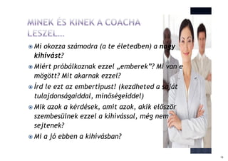 Wiesner Edit - Coaching Workshop és Beszélgetés