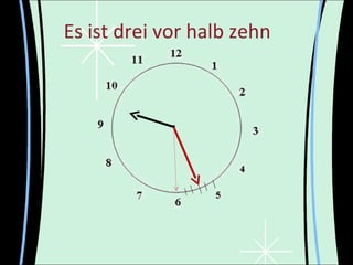 Es ist drei vor halb zehn



             •
 
