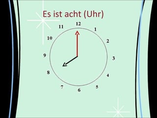 Es ist acht (Uhr)



         •
 