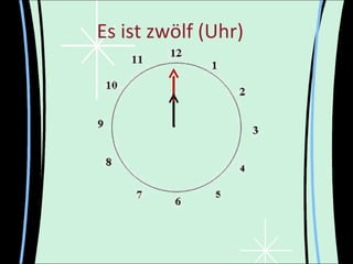 Es ist zwölf (Uhr)



         •
 
