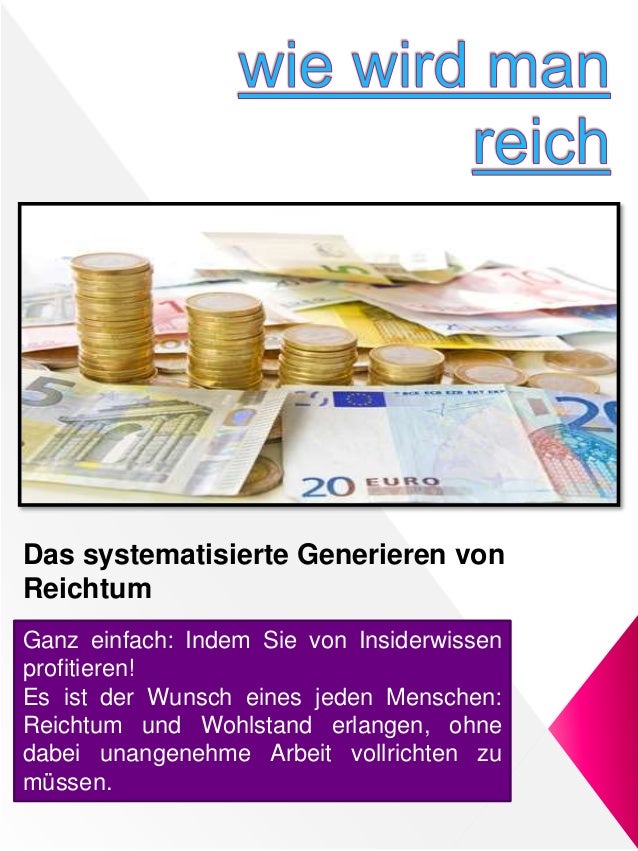 Wie Man Reich Wird Wie Man Reich Wird