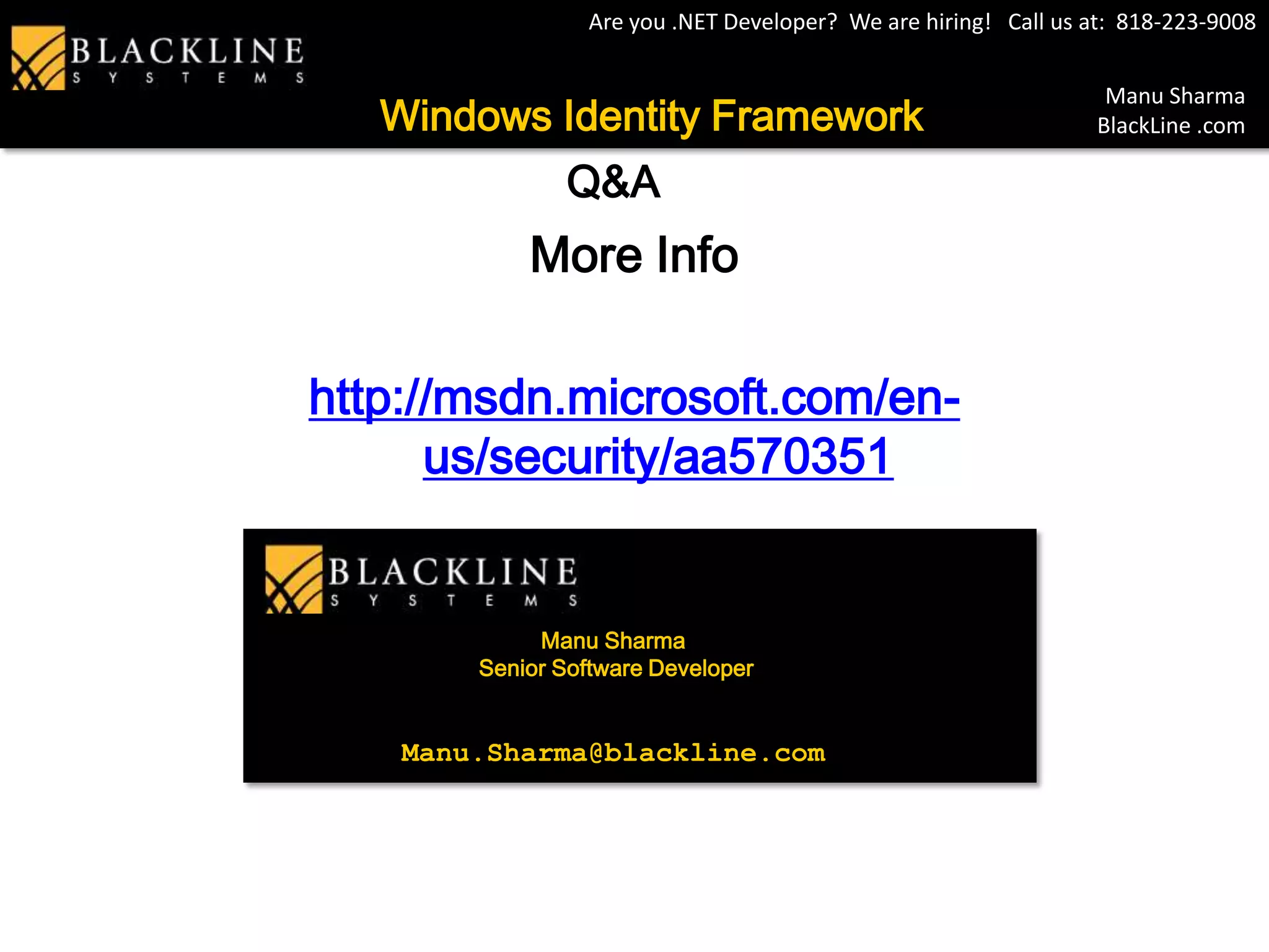 Lack of control over user identities, both by user himself and the organizations