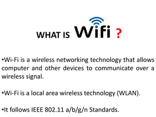 WIFI Full Form: Meaning of WIFI in Computer - TutorialsMate