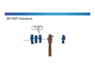 © 2012 Cisco and/or its affiliates. All rights reserved. Cisco Connect 4
SP-WiFi Solutions
 