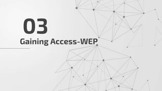Gaining Access-WEP
03
 
