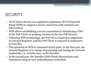 Direct Devices Wi-Fi Direct | PPTX