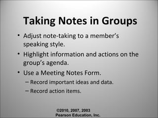 Listening in Groups | PPT