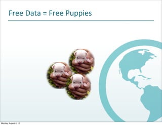 Free$Data$=$Free$Puppies




Monday, August 6, 12
 