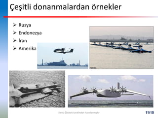 11/15
Çeşitli donanmalardan örnekler
 Rusya
 Endonezya
 İran
 Amerika
Deniz Özistek tarafından hazırlanmıştır
 