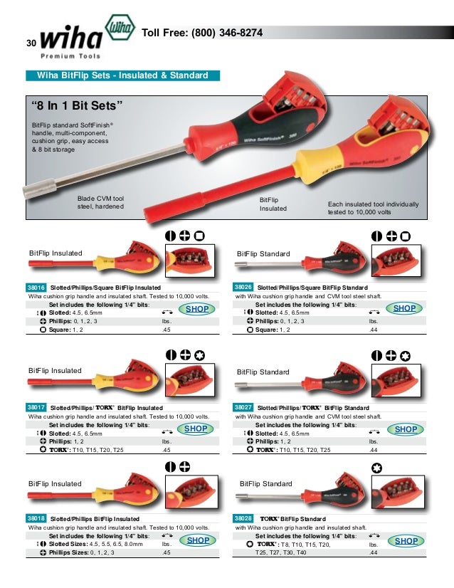 Wiha Bits Catalog