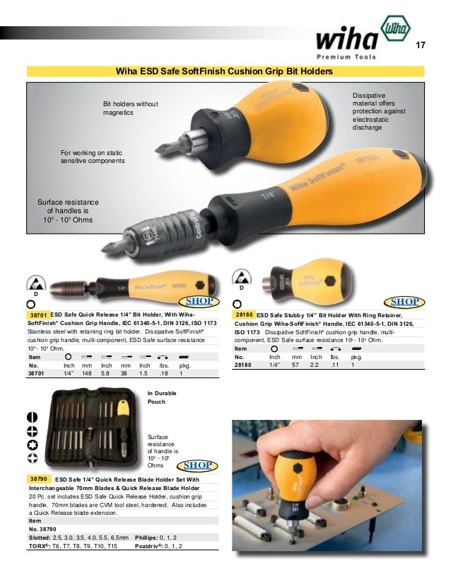 Wiha ESD Safe Tools Catalog