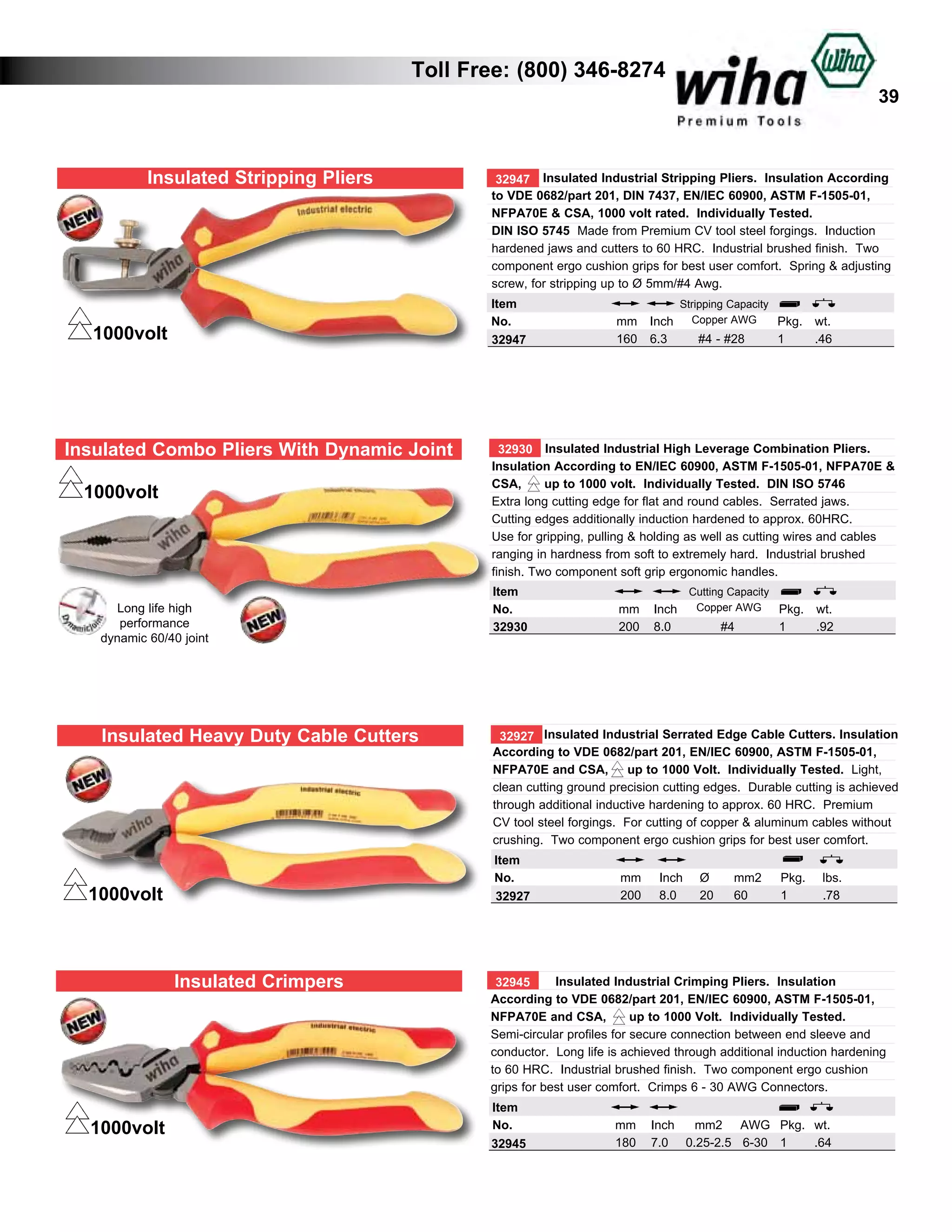 Wiha Insulated Tools Catalog PDF