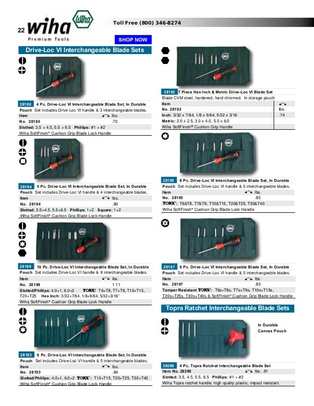 Wiha 31190 Stubby Slotted Screwdriver Set w// 5//32 by 1/" and Phillips #1 by 1/"