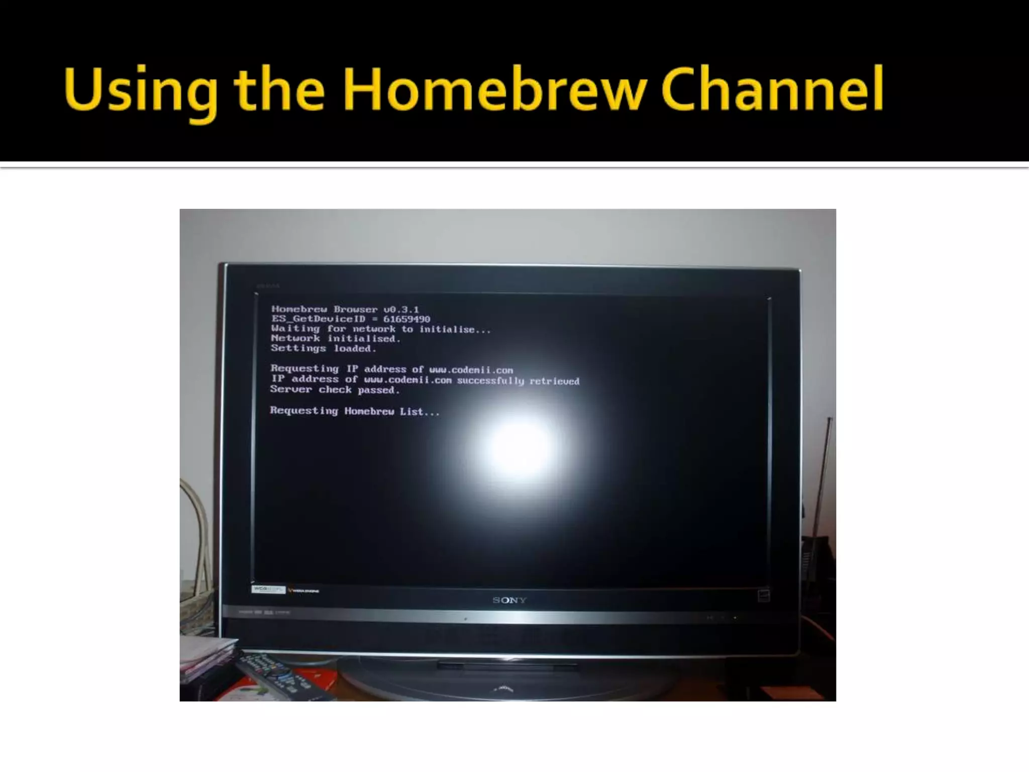 How to develop a homebrew application for Nintendo Wii