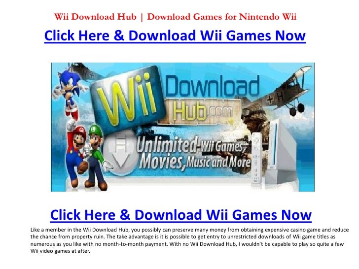 Wii Download Hub
