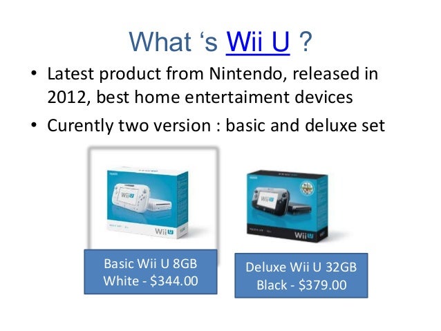Wii U Vs Ps Vita