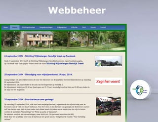 Webbeheer 
 