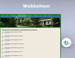 Webbeheer 
 