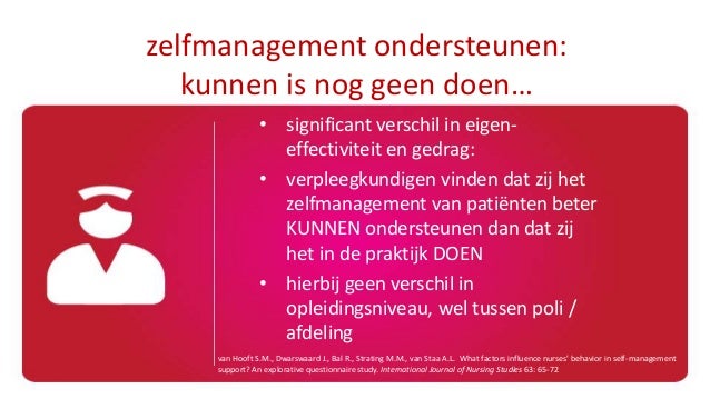Keynote 2: Eigen regie en zelfmanagementondersteuning