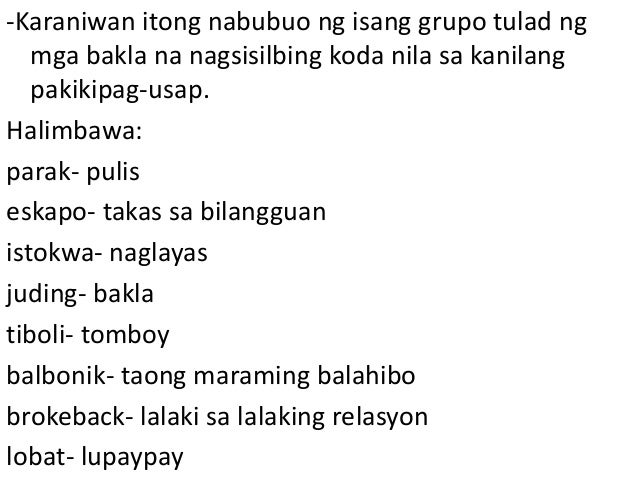 Ano Ang Kahulugan Ng Kolokyal Kahulugan Ng Kolokyal Na Salita