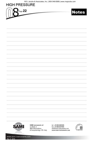 Page 22
Rev. 0 - 2015
Notes
M.S. Jacobs & Associates, Inc. | 800-348-0089 | www.msjacobs.com
 